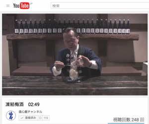 凍結酒の「梅酒」バージョン