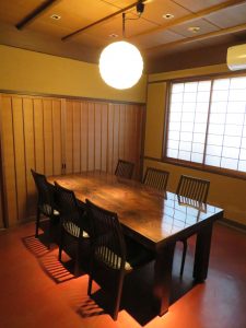 個室席とお部屋のご案内