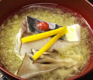 鰆と松波キャベツのすり流し　期間限定【1月15日～1月31日】