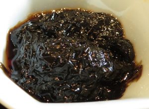 酒心館・灘会席の食事（須磨海苔の佃煮）