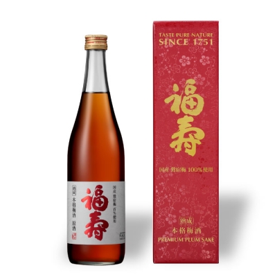 福寿 熟成本格梅酒をご紹介いただきました