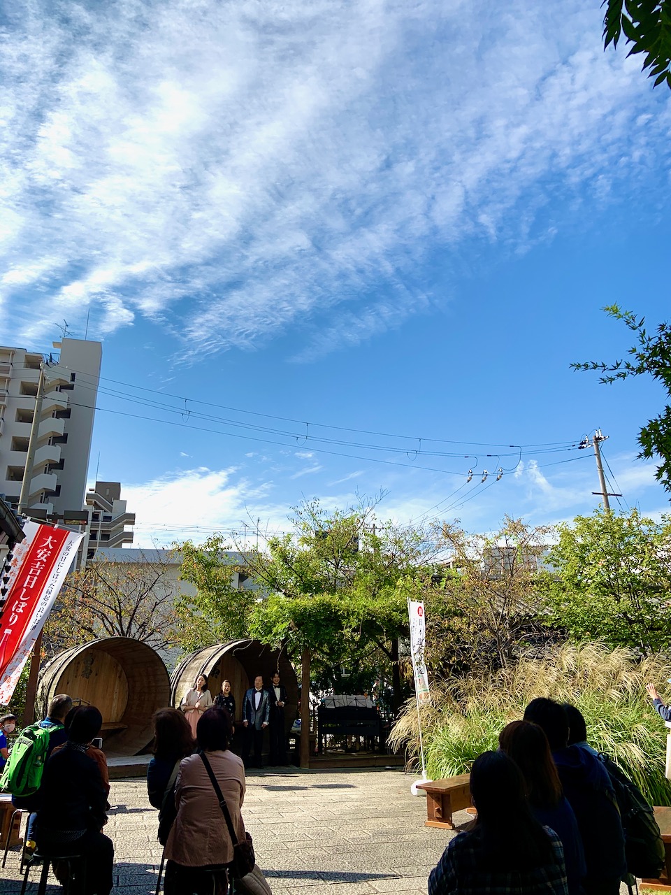 神戸酒心館週末のミニイベント｜『酒蔵カルテット』を楽しんでいただきました