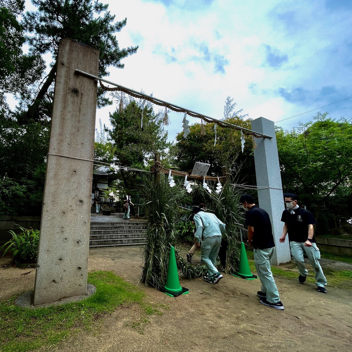 夏越しの祓で無病息災を願いました