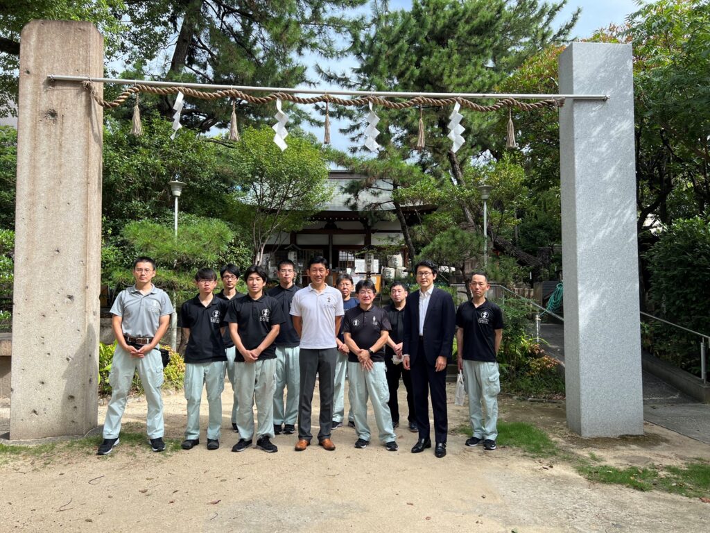 東明八幡神社にて醸造祈願祭が執り行われました（2023）
