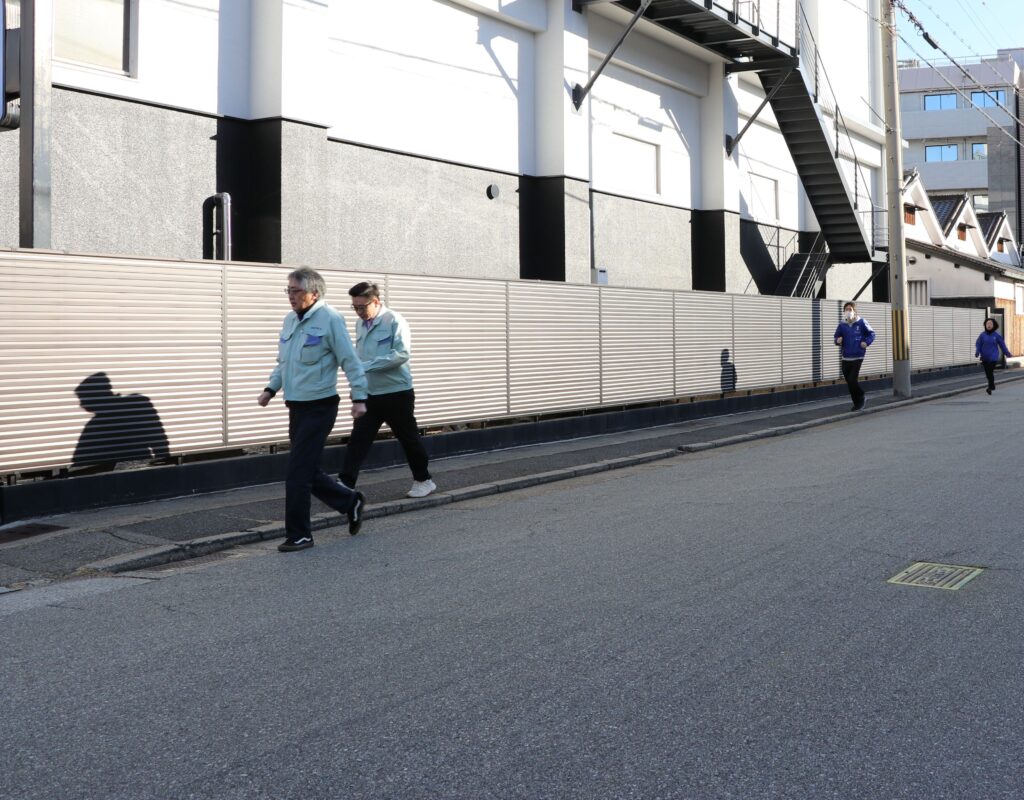 震災の日、防災訓練（2024年1月17日）